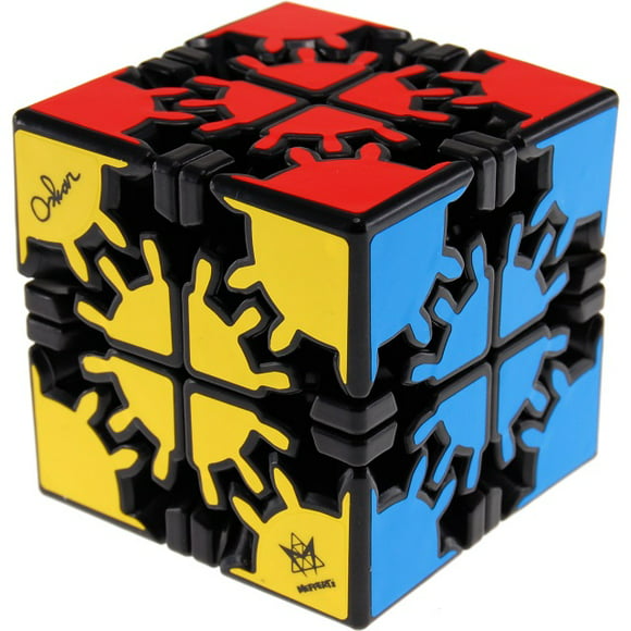 Yealvin Gear Cube 3x3x3 Magic Speed Gear Cube Twisty Puzzles Gear Cube 3D Puzzle Toys Brain Teasers 